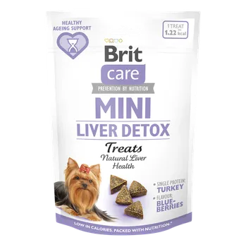 Volný čas Brit Care Dog Mini treats LIVER DETOX 50 g