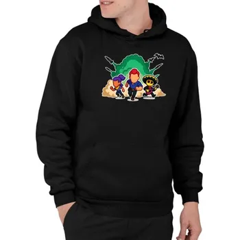 Žertovný předmět Brawl Stars - postavy ze hry - pánská mikina s potiskem- Tričkový.cz