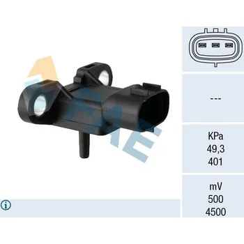 Čidlo automobilu Senzor tlaku sacího potrubí FAE 15155