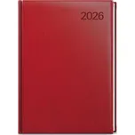 Denní diář 2026 Goliáš Vivella A4 bordó