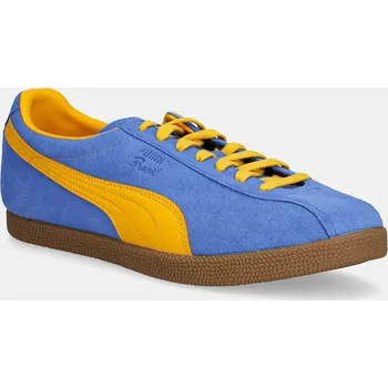 Pánská obuv Semišové tenisky Puma Brasil modrá barva, 401048 55X, EUR 40.5