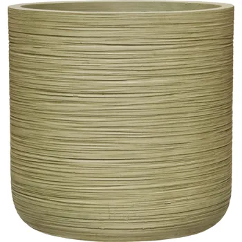Květináč Baq Dune Cylinder Green Ø 38 cm / V 37 cm