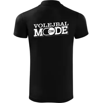 Pánská košile Volejbal mode - Polokošile Victory sportovní (dresovina) - L ( Černá )