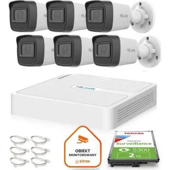 IP kamera Hilook dohledová sada 6 IP kamer IPCAM-B4-P 4MP 2,8 mm