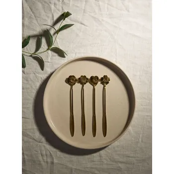 Příbor Sinsay - Sada lžiček 4 balení - zlatá - 581EO-GLD - 581EO-GLD-ONE