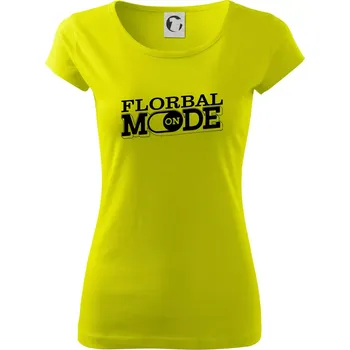 Dámské tričko Florbal mode - Dámské triko Pure - M ( Limetková )