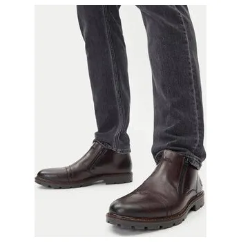 Dámské kozačky Rieker Polokozačky 12194-25 Hnědá 43