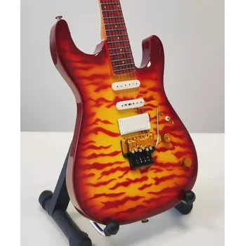 Elektrická kytara Miniatura kytary Music Legends PPT-MK115 Mark Knopfler Dire Straits Suhr Standard Carved Top