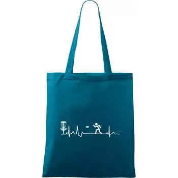 EKG disc golf - Taška bavlněná - 42 x 38 cm ( Petrolejová )