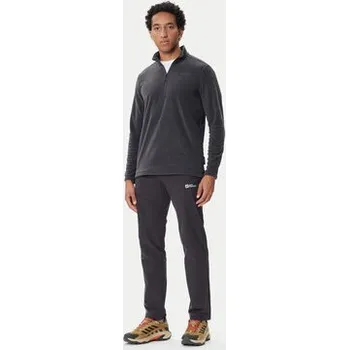 Pánská mikina Jack Wolfskin Fleecová mikina Taunus Hz 1709522 Šedá Regular Fit L