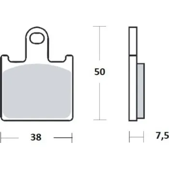 Brzdová destička BRENTA brzdové destičky KH417/4 sintrované barva zlatá KAWASAKI přední (FT 4115) (BRENTA brzdové destičky KH417/4 sintrované barva zlatá KAWASAKI přední (FT 4115))