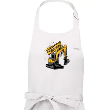 Kuchyňská zástěra Krajinný designér - Pánská zástěra na vaření - Univerzální velikost ( Bílá )