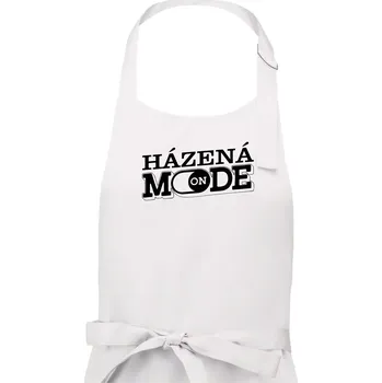 Kuchyňská zástěra Házená mode - Dámská zástěra na vaření - Univerzální velikost ( Bílá )