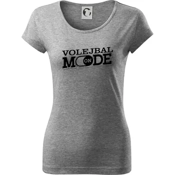 Dámské tričko Volejbal mode - Dámské triko Pure - XS ( Tmavě šedý melír )