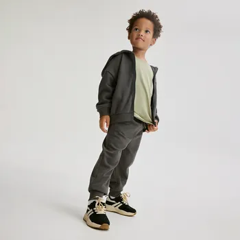 Reserved - Bavlněné jogger kalhoty - tmavě šedá - 180FI-90X - 180FI-90X-92