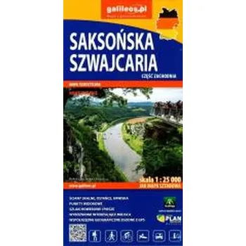Cestování Mapa - Saksońska Szwajcaria cz. zachodnia 1:25 000 - praca zbiorowa
