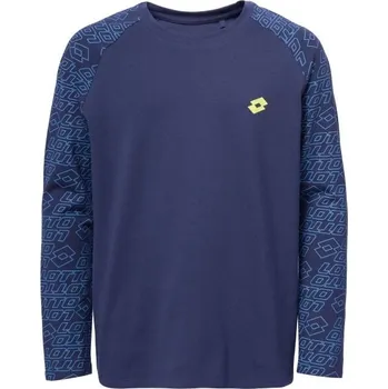 Chlapecké tričko Chlapecké triko Lotto TATE 116/122 Tmavě modrá, Modrá, Žlutá