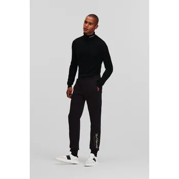 TEPLÁKY KARL LAGERFELD HOTEL KARL PINTUCK JOGGERS BLACK