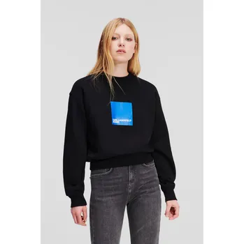 Dámská mikina MIKINA KARL LAGERFELD JEANS KLJ REGULAR LOGO SWEAT BLACK
