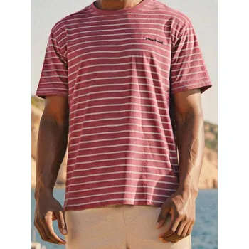 Sinsay - Pruhované tričko - světle fialová - 601EY-34X - 601EY-34X-XS