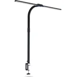 B2B Partner Stolní LED lampa FILO, svěrka, USB, dálkový ovladač