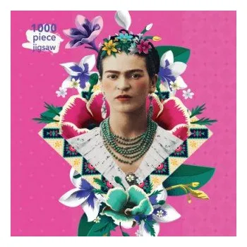 Cizojazyčná kniha Adult Jigsaw Puzzle Frida Kahlo Pink (Flame Tree Studio)(Pevná)