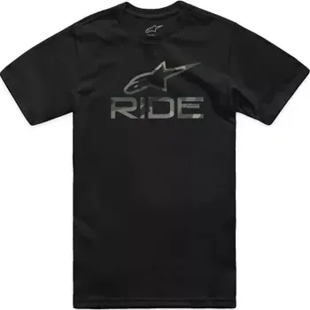 Pánské tričko tričko RIDE 4.0 CAMO CSF, ALPINESTARS (černá, vel. 2XL)