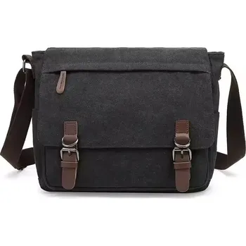 Canvasio plátěná canvas taška Losmile Černá 20L