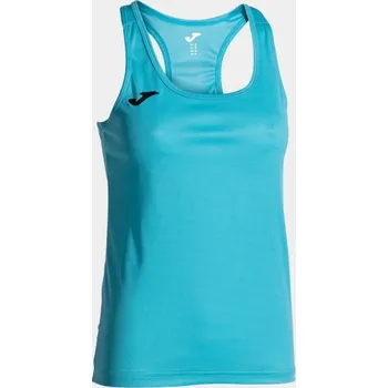 Dámské/Dívčí sportovní tílko JOMA T-SHIRT SIENA TURQUOISE SLEEVELESS WOMAN Velikost: XL, Barva: TURQUOISE