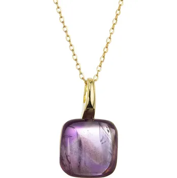 Náhrdelník EVOLUTION GROUP CZ Pozlacený náhrdelník s pravým ametystem - 12169.3