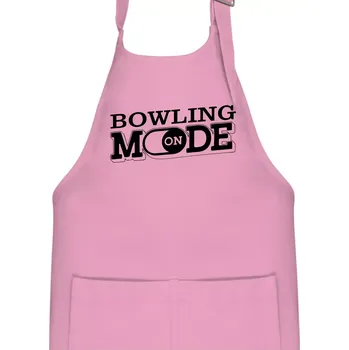 Kuchyňská zástěra Bowling mode - Dětská zástěra na vaření - Univerzální velikost ( Růžová )