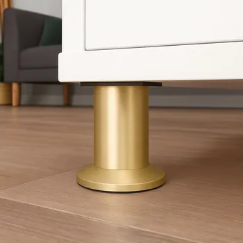 Nábytkové kování Interex Nábytková nožka SANTIAGO / Zlatá broušená 80 mm