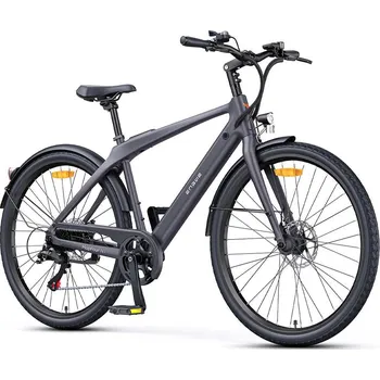 Elektrokolo ENGWE Městské elektrokolo Engwe MapFour N1 Air 250W a 360WH z uhlíkových vláken ČERNÁ|ŠEDÁ 2025