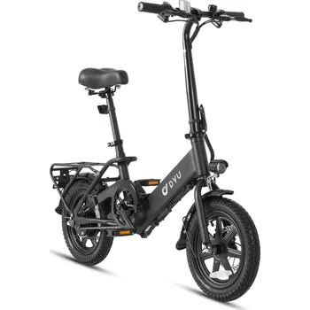 DYU Elektrokolo DYU C3 14" 36V 7,5Ah baterie ČERNÁ 2025