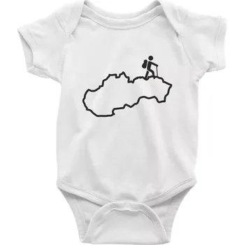 Kojenecké oblečení Slovenský turista - Body kojenecké s krátkým rukávem - Krátký r. 12-18 měs ( Bílá )