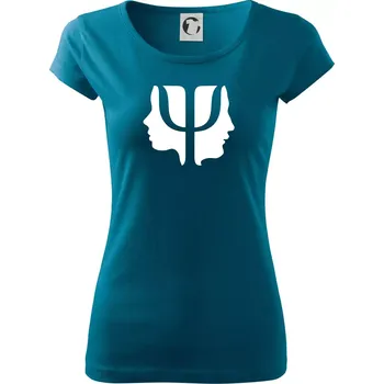 Psychologie hlavy - Dámské triko Pure - XS ( Petrolejová )