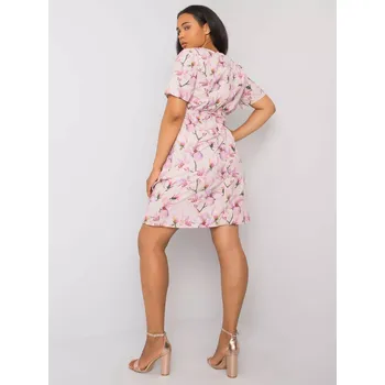 Dámské šaty Šaty LK SK 507646 2.29 světle béžová 48