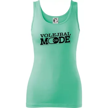 Dámské tričko Volejbal mode - Dámské tílko - L ( Mátová )
