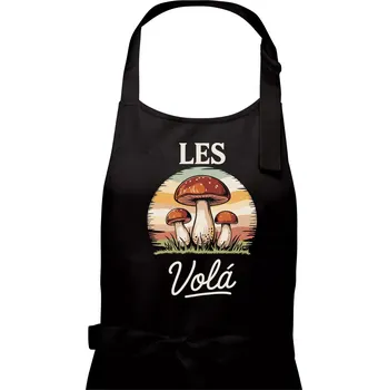 Kuchyňská zástěra Les volá - Pánská zástěra na vaření - Univerzální velikost ( Černá )