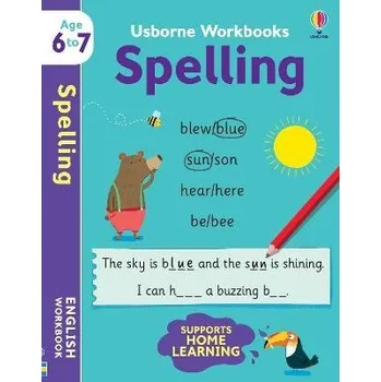 Cizojazyčná kniha Usborne Workbooks Spelling 6-7