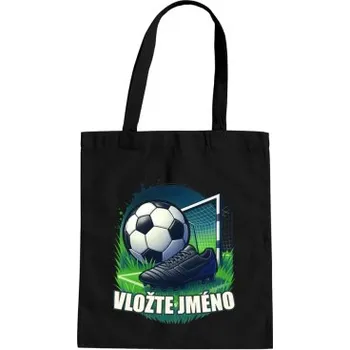 Žertovný předmět Fotbal (jméno) - míč a hřiště - taška s potiskem - personalizovaný produkt- Tričkový.cz