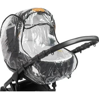 CARETERO Prémiová pláštěnka na hluboký kočárek - průhledná