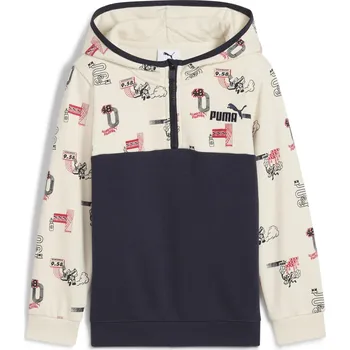 Dámská mikina PUMA Dětská běh mikina s kapucí Little runners PUMA 4 ROKY MODRÁ