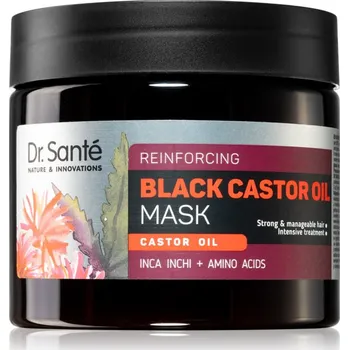 Vlasová regenerace Dr. Santé Black Castor Oil intenzivní maska na vlasy 300 ml