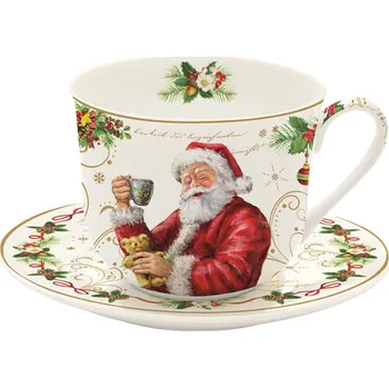 Easy Life Snídaňový šálek s podšálkem 400 ml MAGIC CHRISTMAS Easy Life