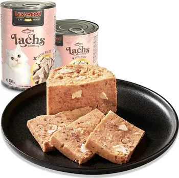 Krmivo pro kočku LEONARDO Cat Losos + extra Filet 400g