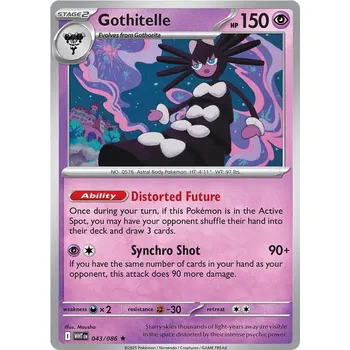 Sběratelská karetní hra Gothitelle 043/086 - White Flare Typ karty: Holo