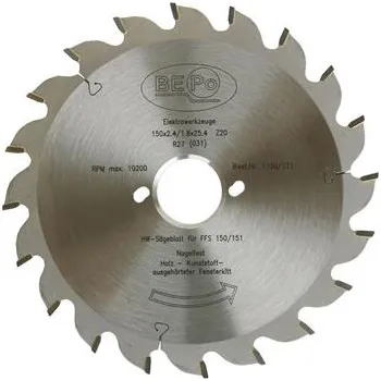 Pilový kotouč BEPO řezný kotouč HW dřevo, tmel