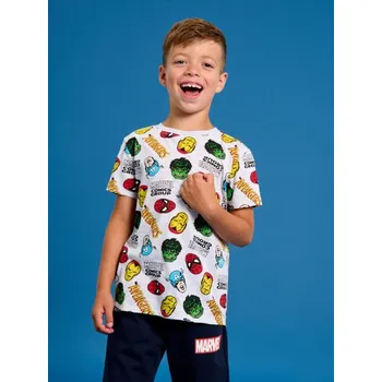 Chlapecké tričko Sinsay - Tričko s krátkým rukávem Marvel Comics - šedá - 023FC-09M - 023FC-09M-128