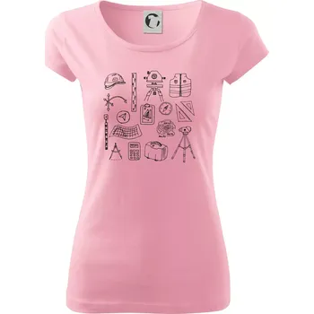 Dámské oblečení Geodet vybavení - Dámské triko Pure - XS ( Růžová )